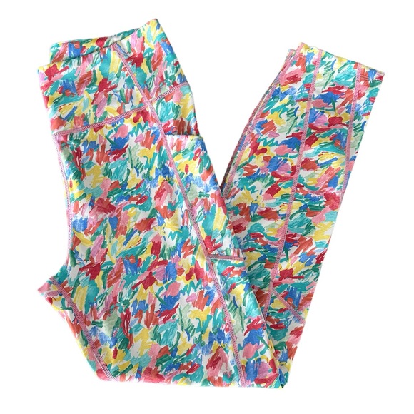 Tuckernuck Pants - Tuckernuck Sport Kaylee Leggings Dayglow Small NEW NWOT